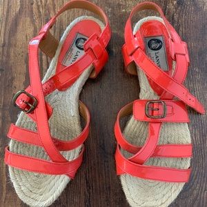 Lanvin 🔥 sandals ❤️‍🔥size 39 US 8.5 Authentic